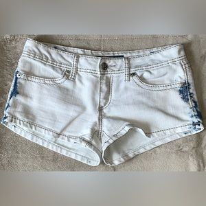 YMI Shorts, Size: 5, Color: white,blue